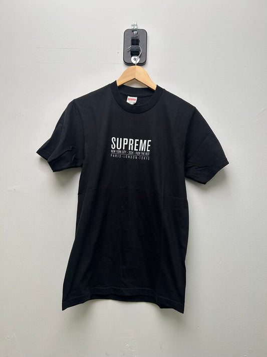 New Supreme Fuck The Rest Black Tee Size Large