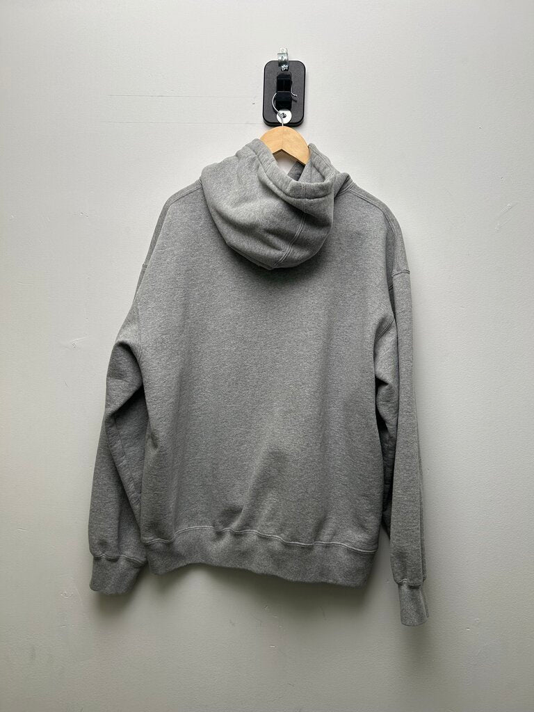 Preoned Suprem Grey Orange Hoodie Size XL