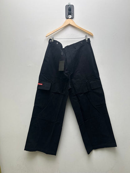 New Gv Gallery Black Cargo Pants Size Large
