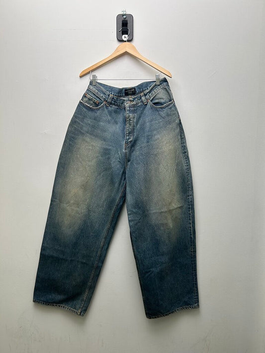Preowned Balenciaga Lightwash Baggy Denim Size Small