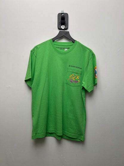 New Chrome Hearts Matty Lime Sex Records Tee Size Medium