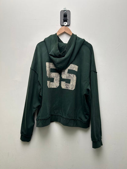 Preowned Gv Gallery 55 Green Hoodie Sz S