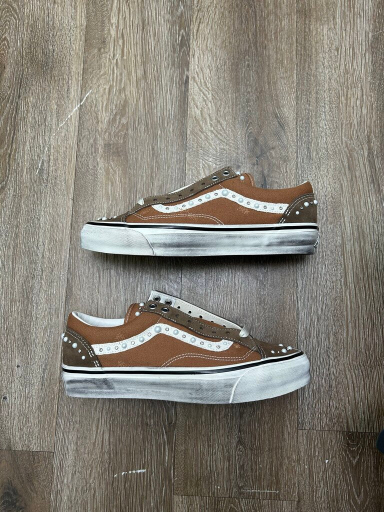 New Vans Pearlized Cocoa Brown Size 11