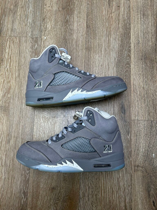 Preowned Jordan 5 Wolf Grey Sz.9.5