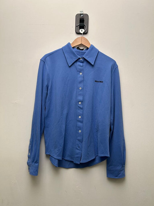 Preowned Miu Miu Blue Button Up Size 38