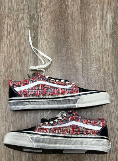 New Vans Charm Red Multicolor Sz.8.5
