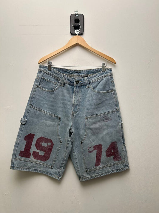 New 74iswar Lightwash Jean Short Size Large