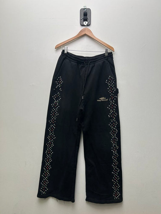 Preowned HMDD Rhinestone Black Sweats sz.L