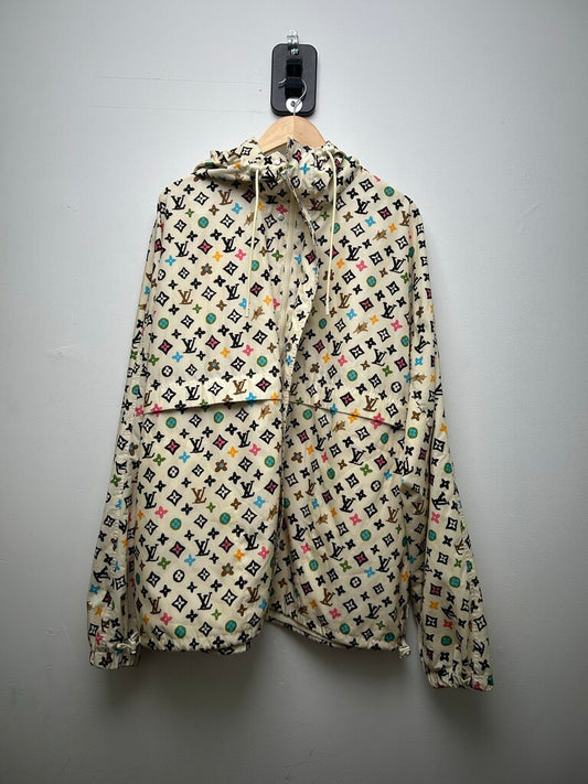 Preowned Louis Vuitton Tyler The Creator Cream Multicolor Monogram Windbreaker sz.58(XXL)