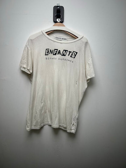 Preowned ERD Enfant Tee SKA White Distressed Tee sz.L