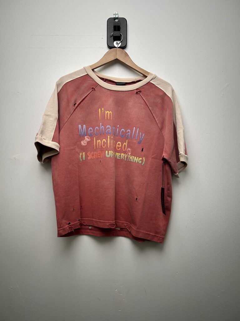 New Gv Gallery Greedy Unit Red Mechanic Tee Size XL