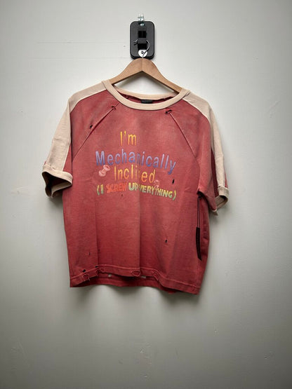 New Gv Gallery Greedy Unit Red Mechanic Tee Size XL