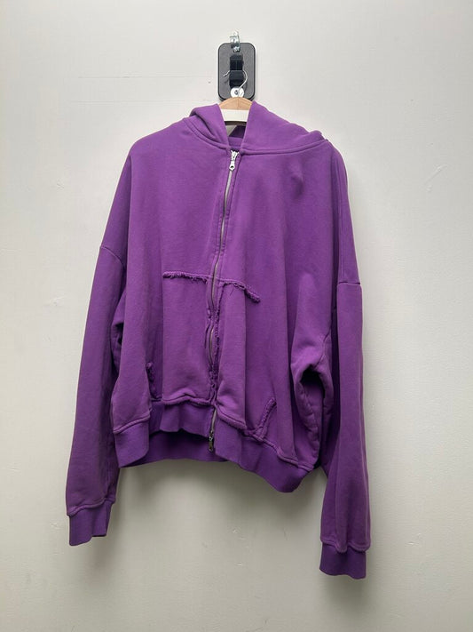 Preowned HMDD Purple Distressed Zip Size XXL