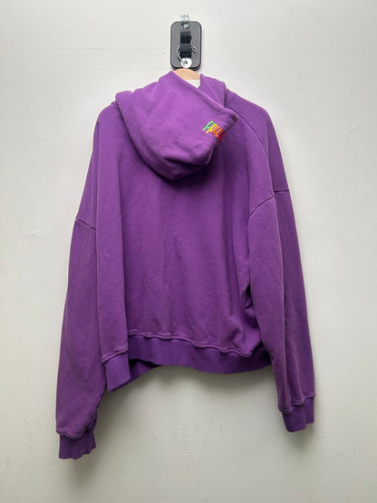 Preowned HMDD Purple Distressed Zip Size XXL