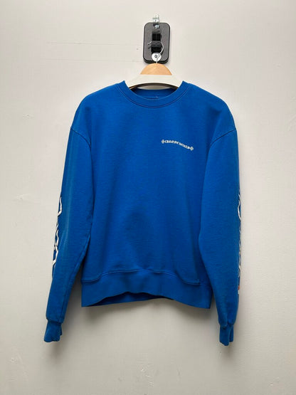 Preowned Chrome Hearts Matty Boy Blue Space Crewneck Sz.Small
