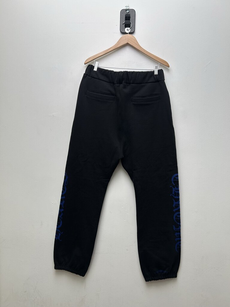 New Chrome Heart Black Blue Horseshoe Sweatpants sz.XL