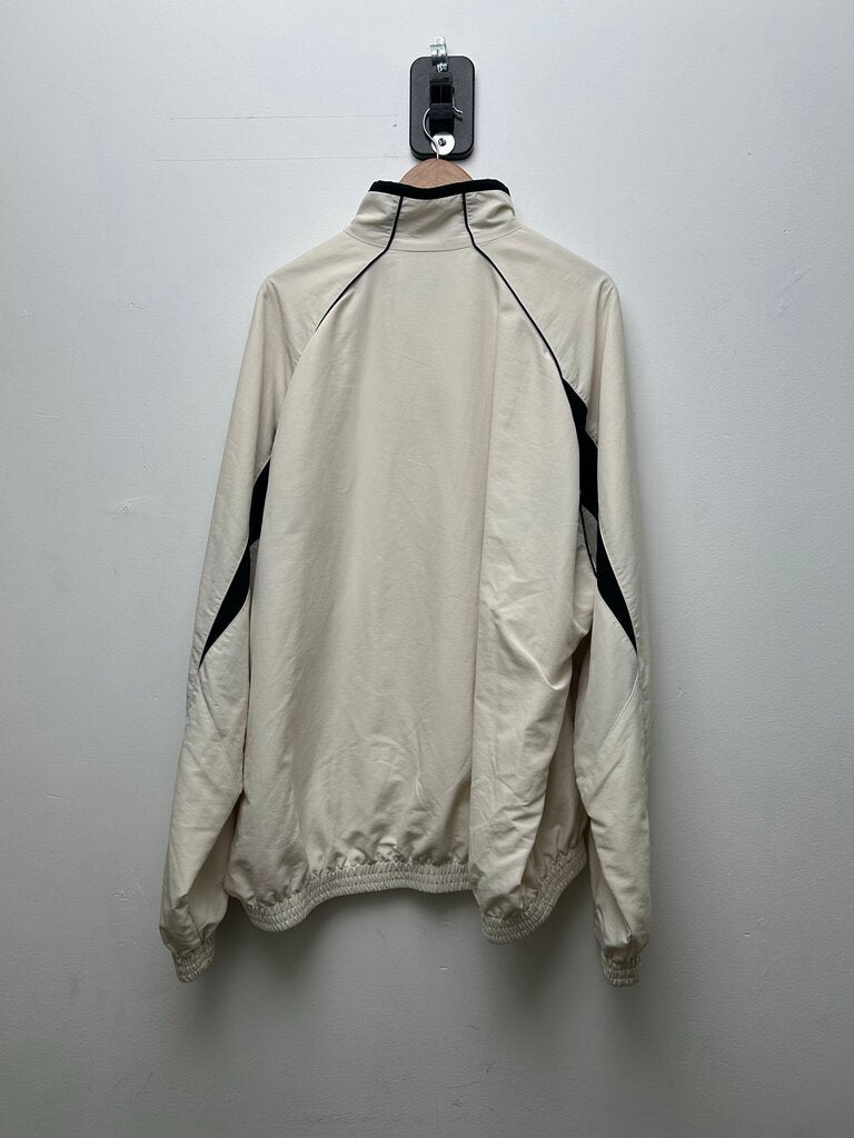 Preowned Balenciaga Cream Blue Black 3B Track Jacket sz.M (OVERSIZED)