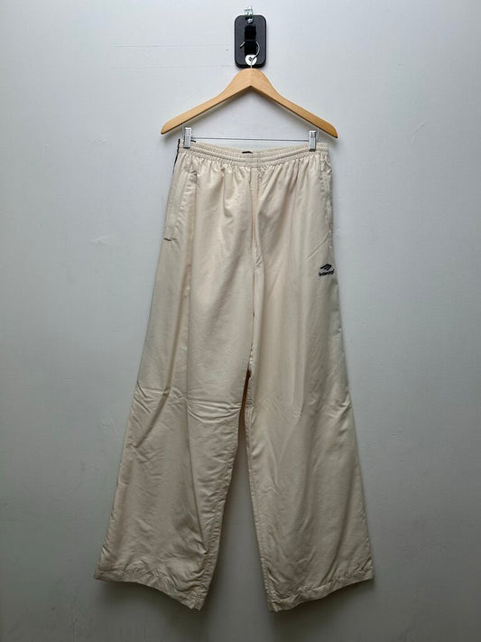 Preowned Balenciaga Cream Blue Black 3B Track Pants sz.M (OVERSIZED)