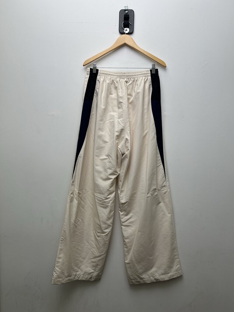 Preowned Balenciaga Cream Blue Black 3B Track Pants sz.M (OVERSIZED)