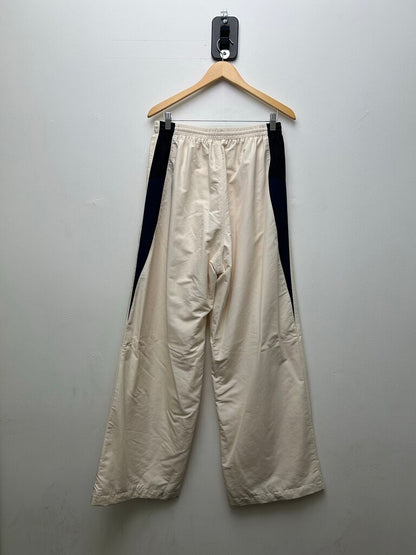 Preowned Balenciaga Cream Blue Black 3B Track Pants sz.M (OVERSIZED)
