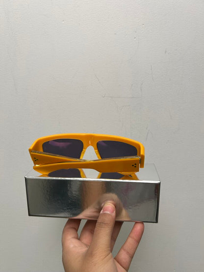 Preowned Jacques Marie Mage Velvet Underground Yellow Shades Sunglasses 25/100