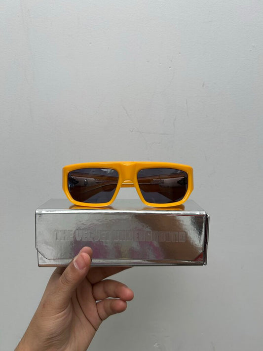 Preowned Jacques Marie Mage Velvet Underground Yellow Shades Sunglasses 25/100