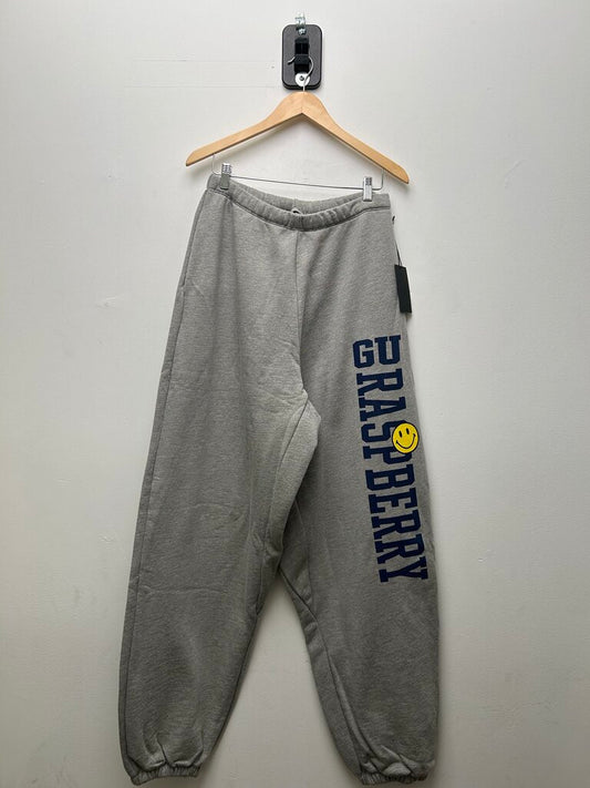 New Gv Gallery Greedy Unit Grey Smile Sweatpants Sz.Small