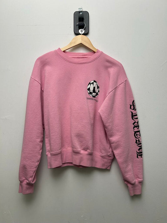 Preowned Chrome Hearts Matty Boy Pink Vanity Affair Crewneck Sz.XS