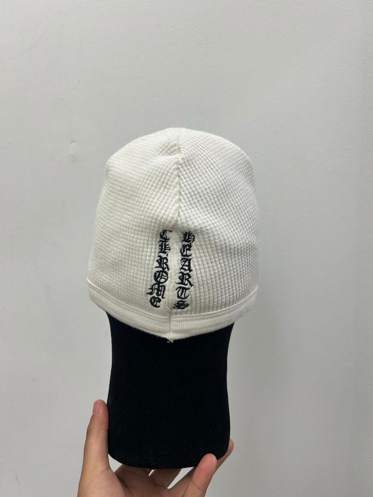 Preowned Chrome Hearts White Cross Thermal Beanie