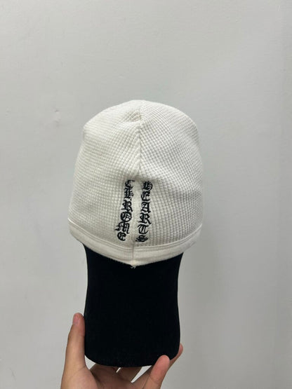 Preowned Chrome Hearts White Cross Thermal Beanie