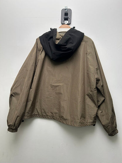 Preowned Gv Gallery Glenci Brown Nylon Jacket Sz.Medium