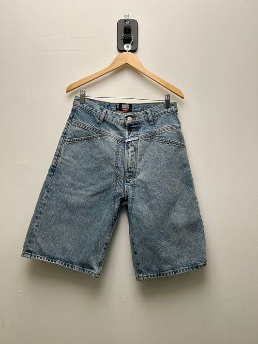 Preowned Supreme Girbaud Light Wash Denim Shorts Sz.30
