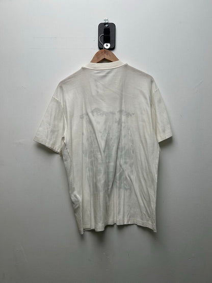 Preowned Louis Vuitton Earth Moss White Tee sz.L