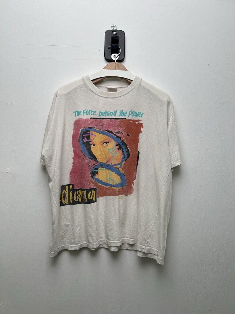 1991 Diana Ross " The Force Behind The Power" Tee Sz XL