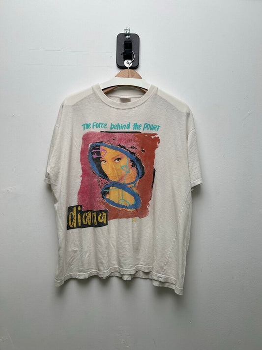 1991 Diana Ross " The Force Behind The Power" Tee Sz XL
