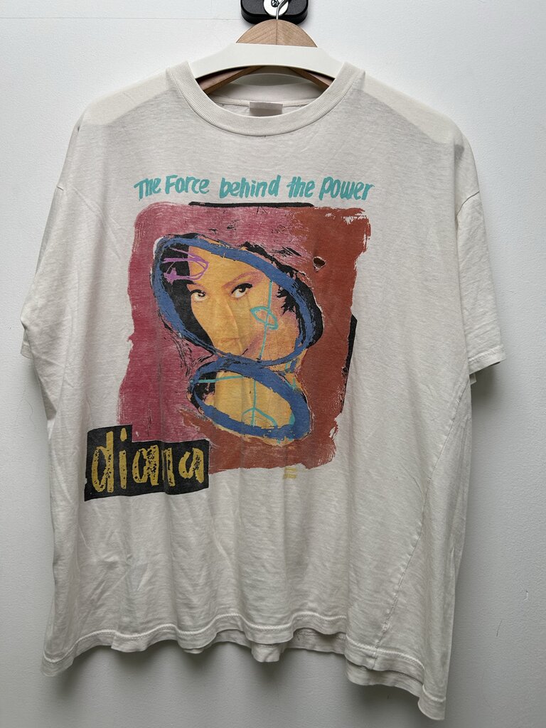 1991 Diana Ross " The Force Behind The Power" Tee Sz XL