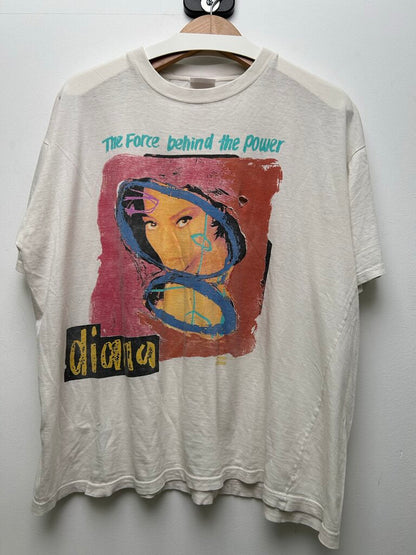 1991 Diana Ross " The Force Behind The Power" Tee Sz XL