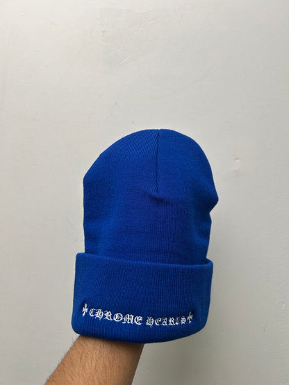 New Chrome CH Blue Beanie Online Drop