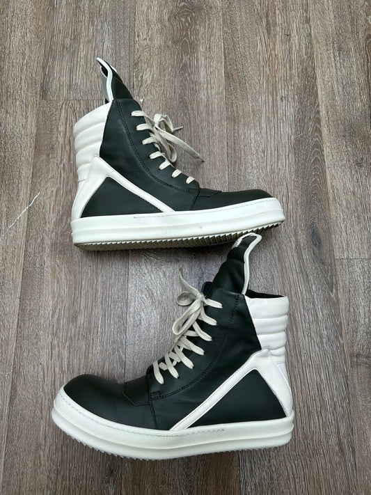 Preowned Rick Owens Geobasket Forest Green Milk sz.42