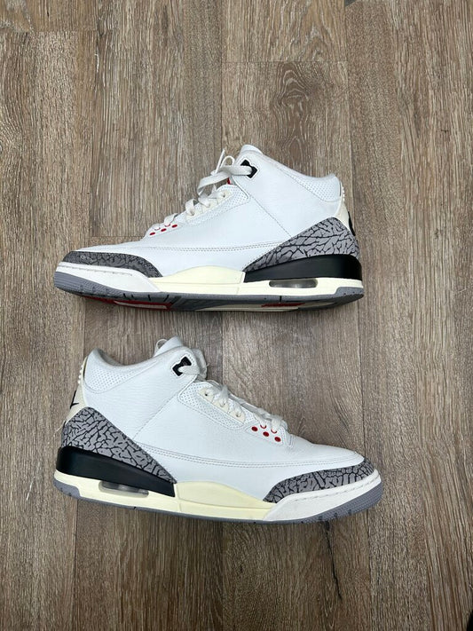 Preowned Jordan 3 White Cement Reimagined Sz.11.5 (No Box)