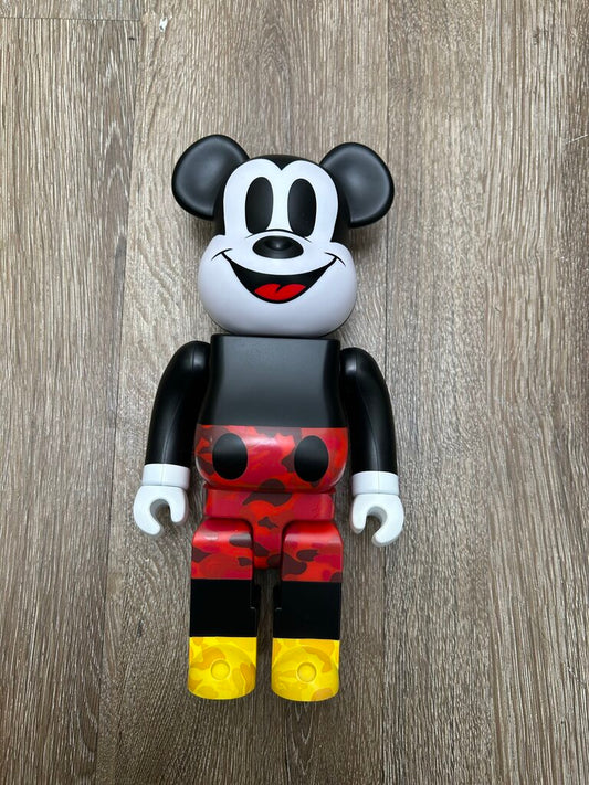 Bape Mickey Mouse Bearbrick 400% (Missing 100%)