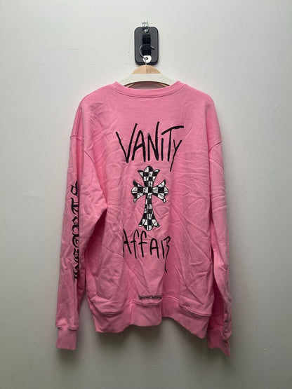 New Chrome Hearts Pink Vanity Fair Crewnekc sz.XXL 2XL