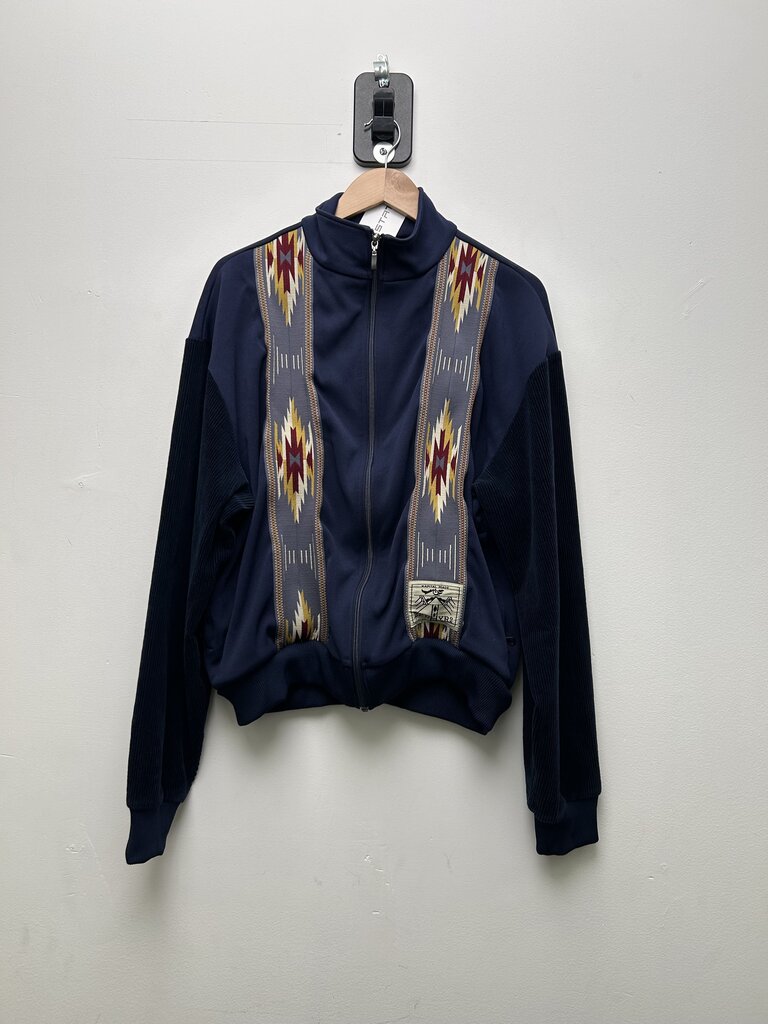 Preowned Kapital Navy Aztec Zip Size 4