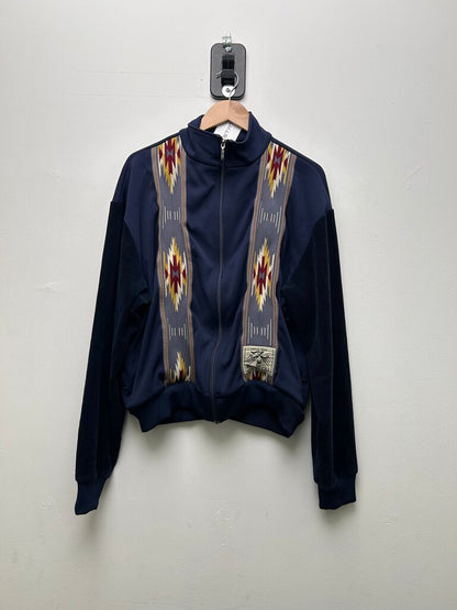 Preowned Kapital Navy Aztec Zip Size 4