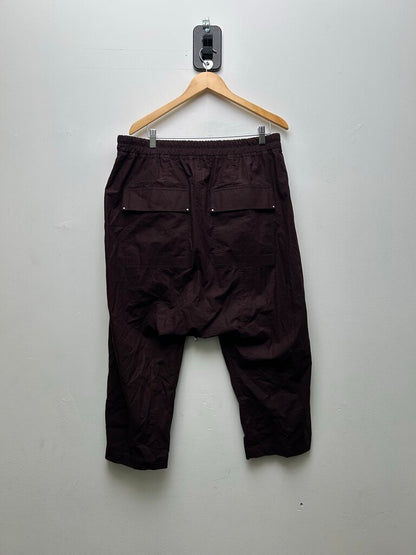 Preowned Rick Owens Oxblood 3/4 Shorts Size 44