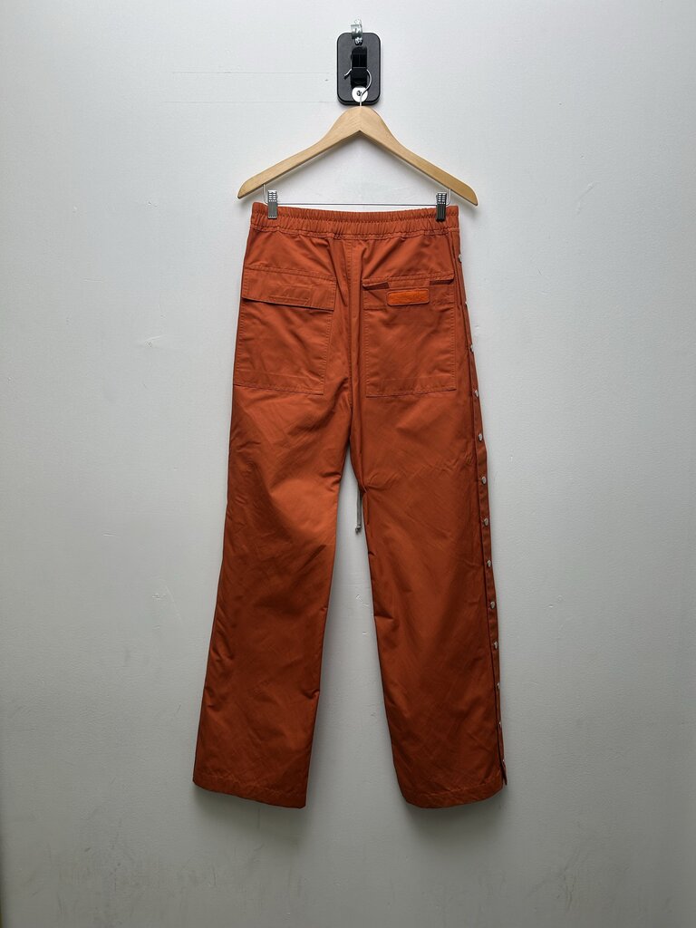 Preowned Rick Owens Orange Pusher Pants Size Small