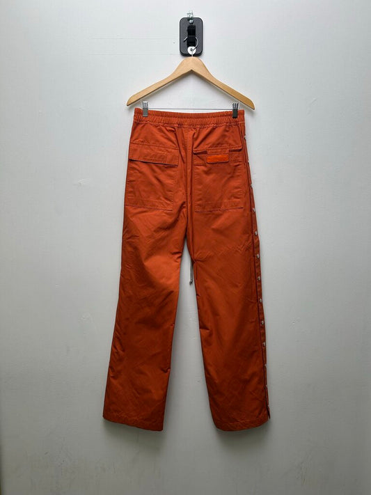 Preowned Rick Owens Orange Pusher Pants Size Small
