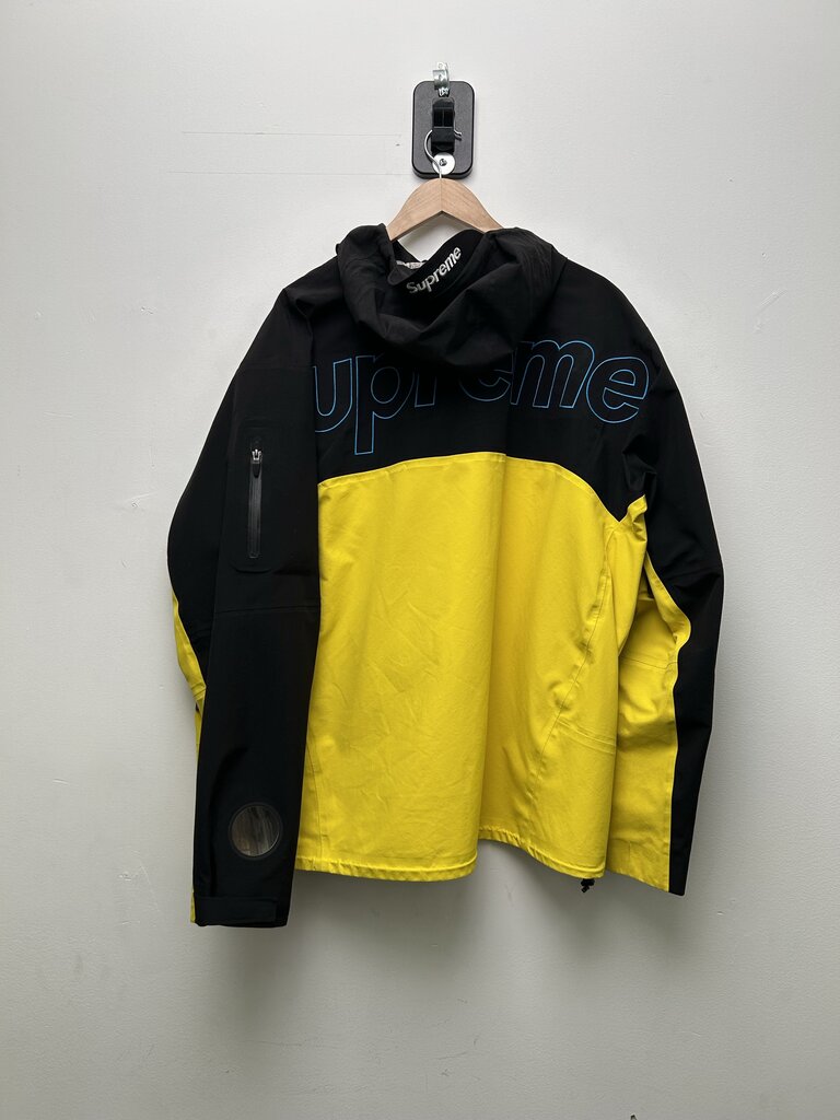 Preowned Supreme TNF Yellow Black Blue North Face Jacket Sz.XXL