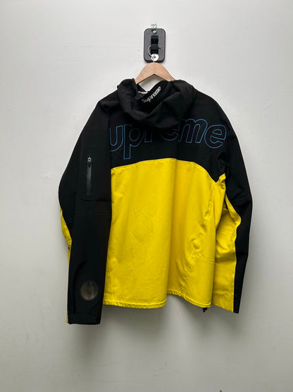 Preowned Supreme TNF Yellow Black Blue North Face Jacket Sz.XXL