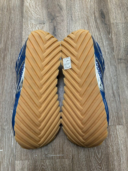 New Bottega Orbit Navy Blue Silver Size 44